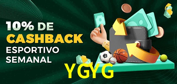 10% de bônus de cashback na YGYG