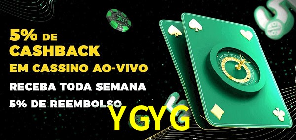 Promoções do cassino ao Vivo YGYG